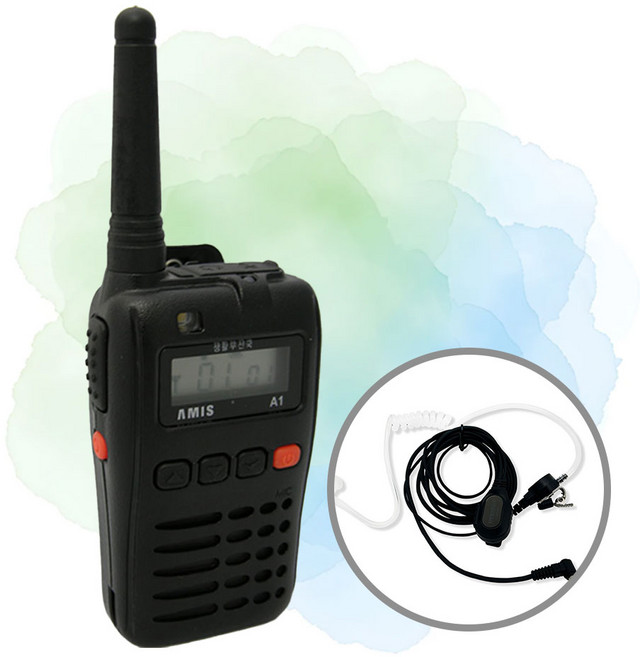 아미스 A1 고성능 생활 무전기, 1개, 아미스A1+고급 인이어리시버