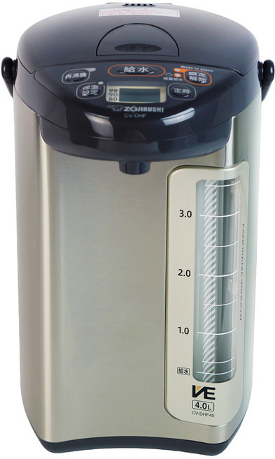 象印 VE真空保溫省電熱水瓶 多段保溫設定 節能定時 超廣角水量視窗, CV-DHF40