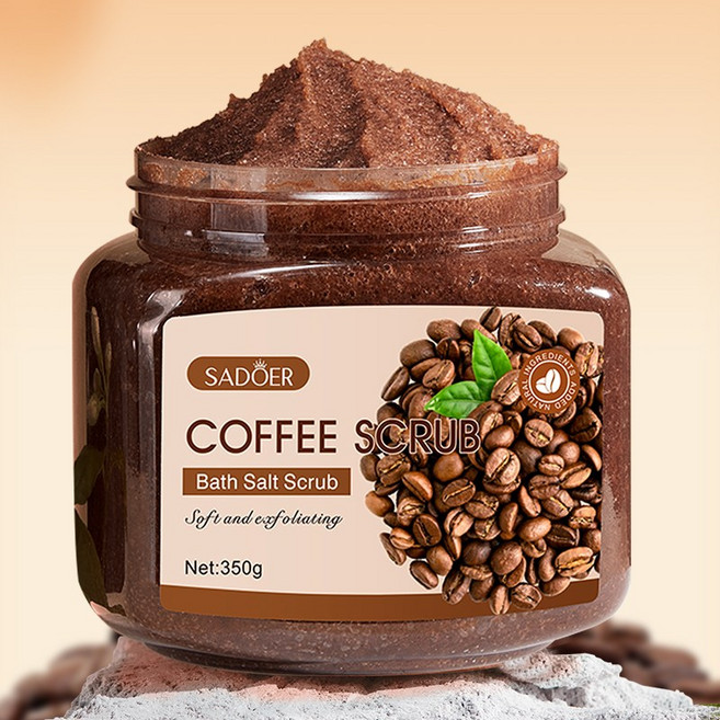 커피 각질 제거 클렌징 매트 크림 대용량 바디스크럽제 KFMSG, 1개, 350g