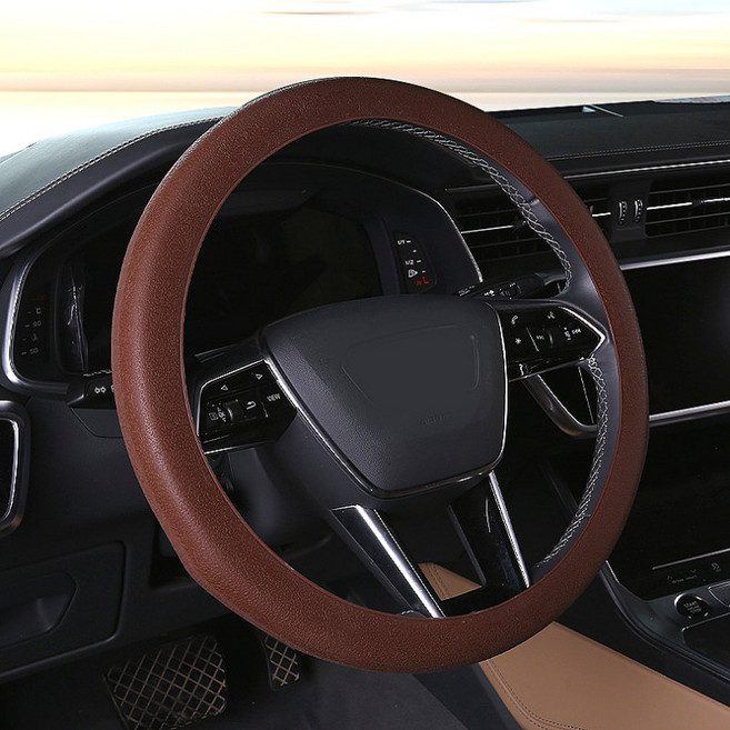 모드온 얇은 미끄럼방지 논슬립 실리콘 핸들커버, 브라운