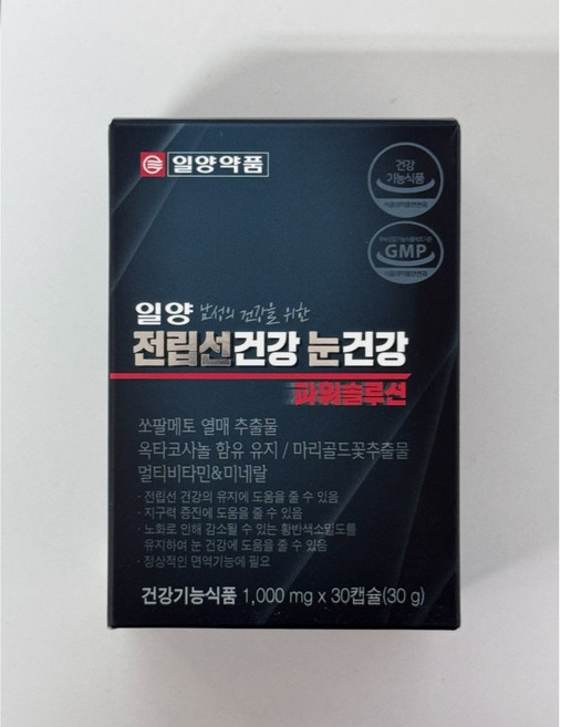 일양약품 전립선건강 눈건강 파워 솔루션 1개월분(1000mg X 30캡슐), 1개, 30정