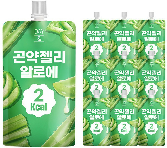 데이앤 2칼로리 곤약젤리 알로에, 150g, 10개