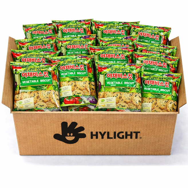 하이라이트 야채비스킷 식이섬유칩 9가지야채 함유, 32개, 41.6g