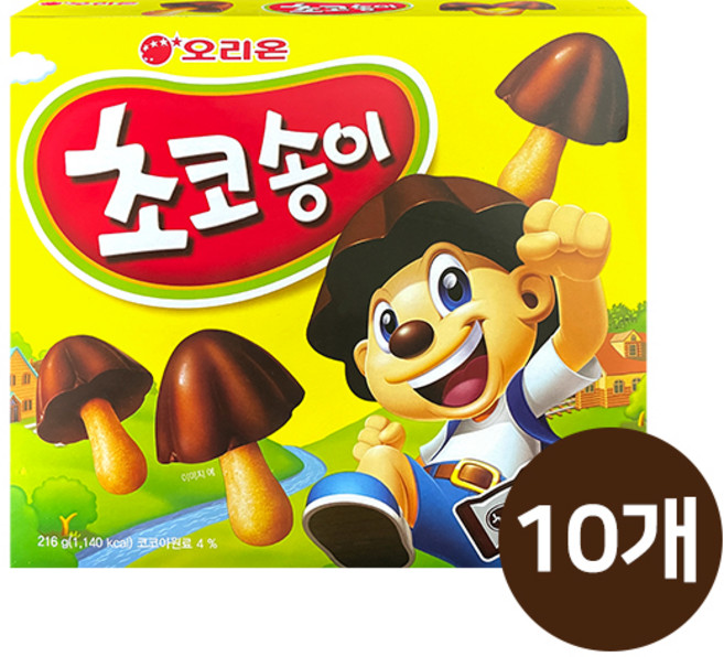 오리온 초코송이, 216g, 10개