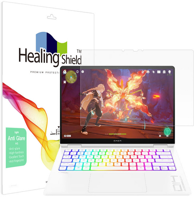 힐링쉴드 HP 오멘 14 슬림 fb0038TX 저반사 Light 액정보호필름, 1개