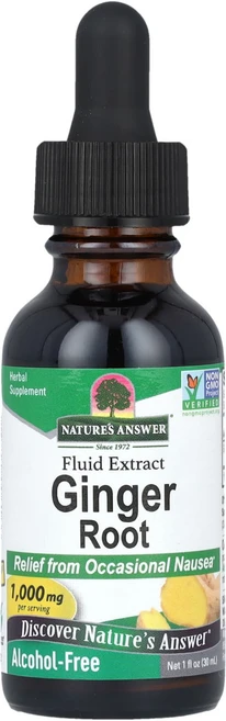 네이쳐스엔서 생강 뿌리 리퀴드 추출물 알코올 프리 1000mg 30ml, 29.574ml, 6개 - 쿠팡