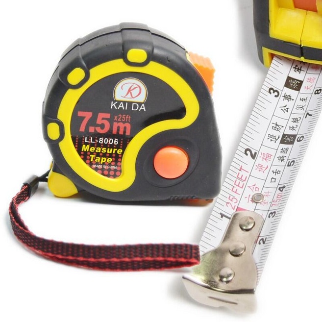 捲尺 魯班尺 寬版 風水尺 文公尺 耐用防摔 精準測量, 1個, A-3m