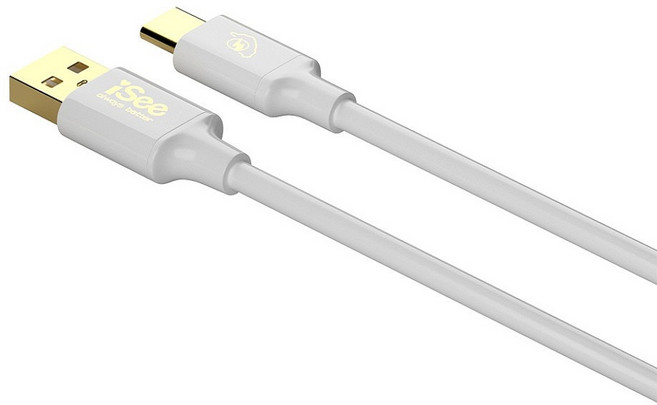 【iSee】45W PD 充電線 USB-C傳輸線 1.5米 2.5米 (AC526 AC528) 快充線 type-c, 白色,1.5米(150CM), 1條
