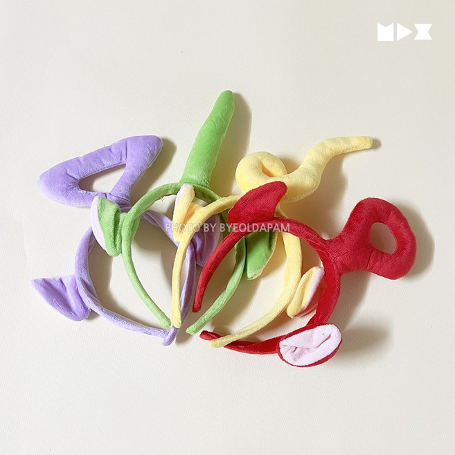 텔레토비 머리띠 보라돌이 뚜비 나나 뽀 졸업사진 연말파티