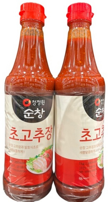 청정원 순창 초고추장 진골드, 1kg, 2개
