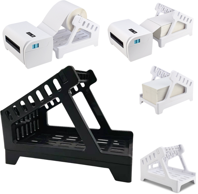 집으로프레시 바코드 라벨지 송장 겸용 거치대, 1개, 블랙, 블랙