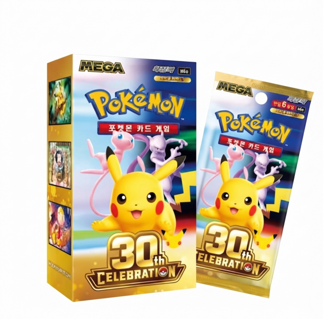 7위 - 브라더유통 포켓몬 카드 30주년 셀레브레이션 MEGA 30th CELEBRATION 확장팩 1박스 20팩