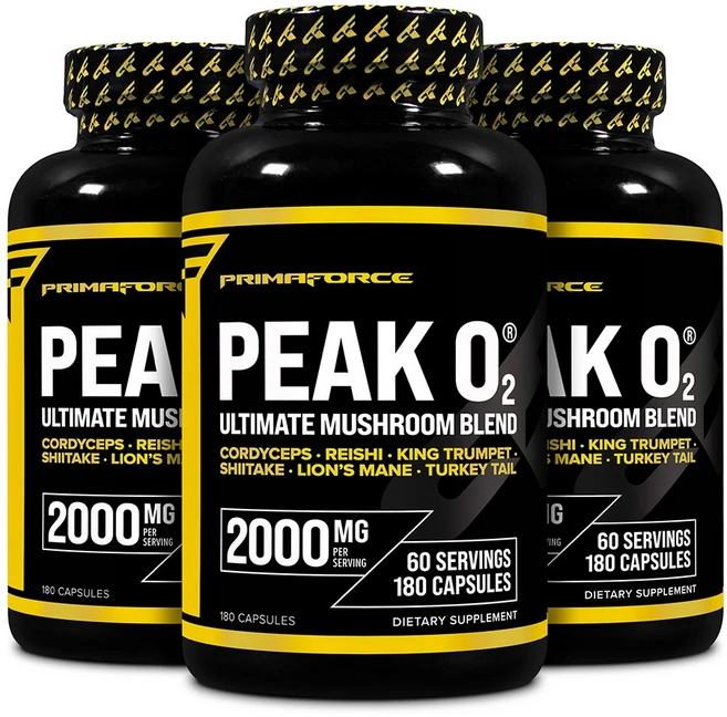 뉴트리코스트 피크 오투 2000 MG 180 캡슐 3병, 180정, 3개 - 쿠팡