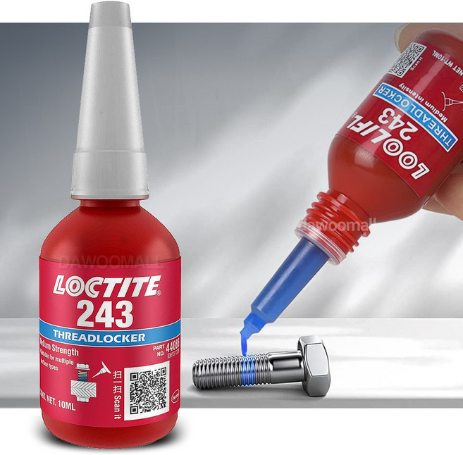 다우몰 나사고정제 혐기성 접착제 나사풀림방지 10ml + 니트릴장갑 1켤레, 1개