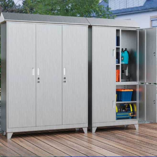 야외 수납장 주택 미니 창고 304스텐 수납함 소형 농기구 보관함 304스텐, 20_304쌍문높이1850너비1200깊이420