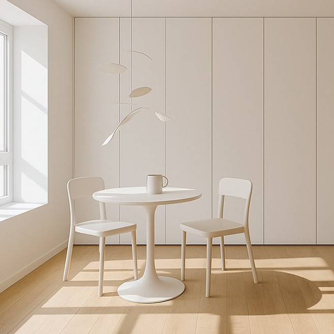 삼익가구 NEW런칭 더프라임 E0등급 LPM 무몰딩 무광 여닫이 붙박이장, 화이트