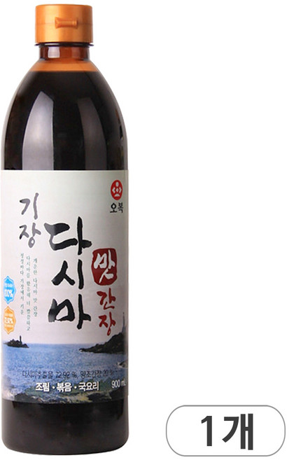 오복식품 기장 다시마 맛간장, 1개, 900ml