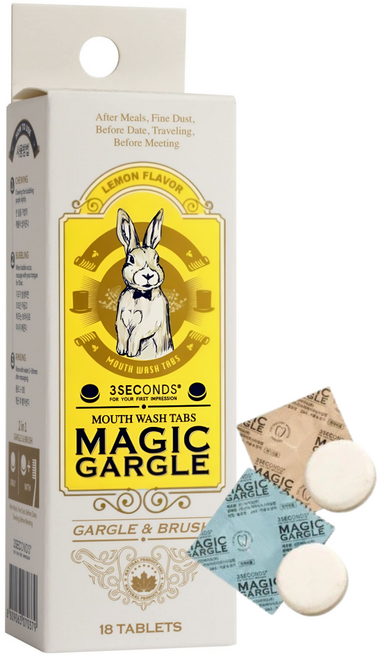 쓰리세컨즈 매직가글 레몬, 15.4g, 1개