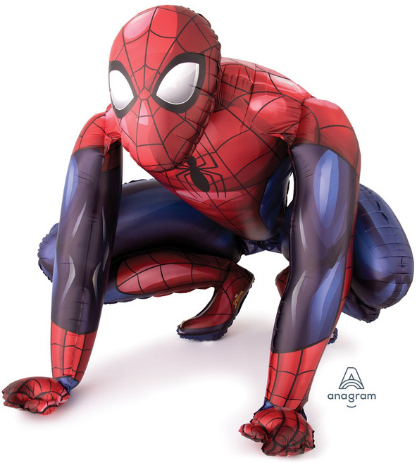 Mayflower Distributing Spider-Man Airwalker Foil Balloon Airwalker 스파이더 맨 호일 풍선