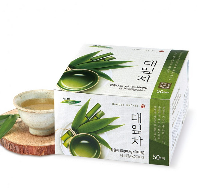 대나무건강나라 대잎차 티백, 35g, 50개입, 1개