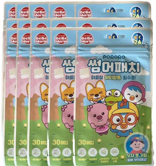 뽀로로 썸머패치 30매입, 15개