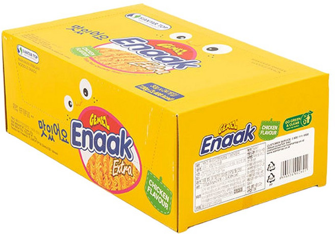 (현대Hmall)게메즈 에낙 라면땅 라면과자 치킨맛 720g (30g x 24개입/박스), 30g, 24개