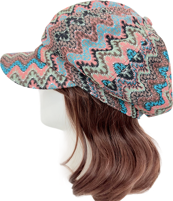 엄마짱 MHS_8745_물결 면레이스 베레모 빵떡 캡모자 / 여성봄여름가을모자 엄마선물 5060모자 6070모자 중년여성 여성봄여름가을모자 헌팅캡 실버라인