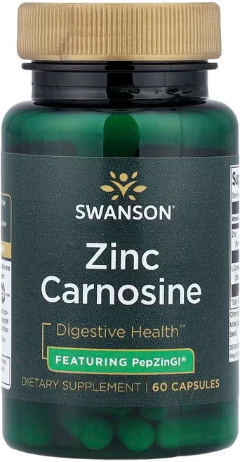 Swanson 아연 플라노신 8mg Zinc Carnosine, 60정, 3개 - 쿠팡