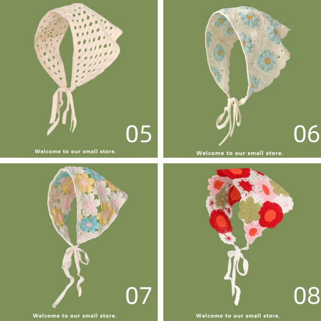 와이엔디샵 봄여름 감성 예쁜 여성 패션 헤어 삼각두건 스카프