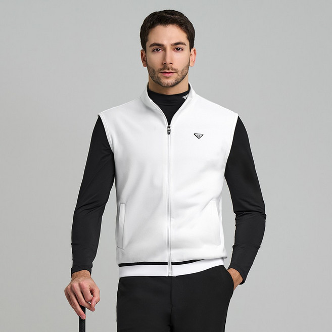 다운블로우 남성 스포츠 골프웨어 라인 풀집업 베스트 DB 6519M