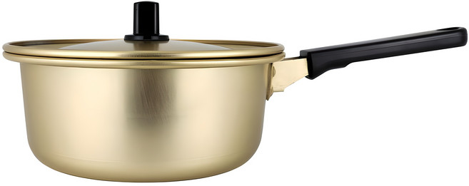 남선 보글보글 편수 황냄비, 18cm, 노란, 1개