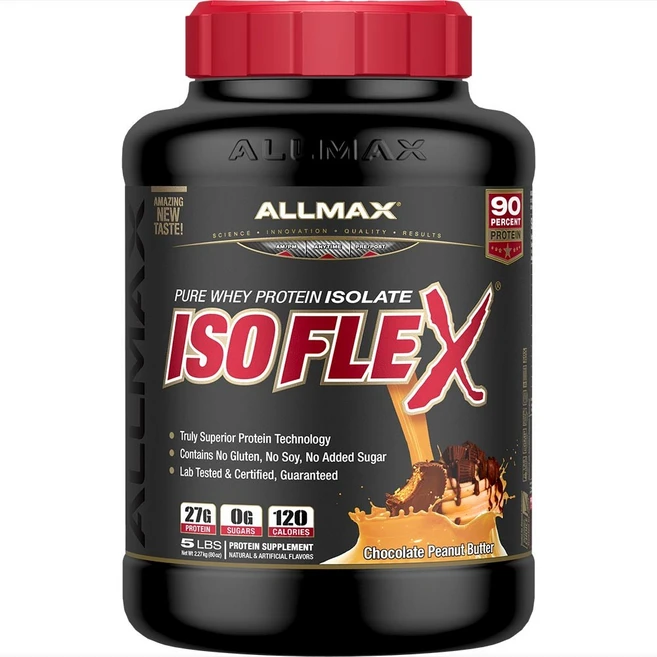 Allmax 아이소플렉스 퓨어 웨이 프로틴 아이솔레이트, 1개, 2.27kg - 쿠팡