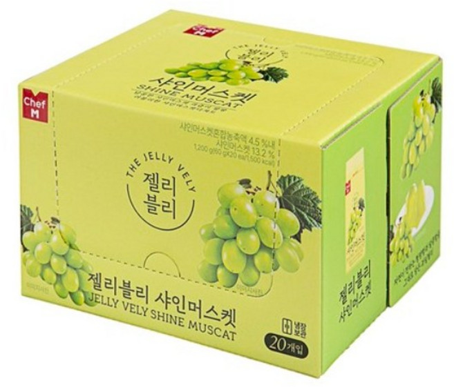 MDS 젤리블리 샤인머스켓 60g 20개입 BOX, 20개