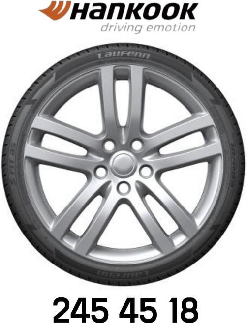 한국타이어245 45 18 / 라우펜 가성비 한국타이어 전략상품 / LH01 2454518 현대그렌저 현대아슬란 제네시스쿠페 G80 K7 쉐보레G2X 말리부 르노SM6, 장착 미포함, 1개