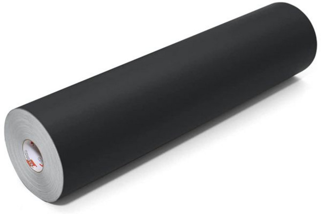 ORACAL 631 접착 매트 비닐 롤 24인치 x 30피트 - 전사 용지 포함 검은색, Matte Black, 24" x 150ft