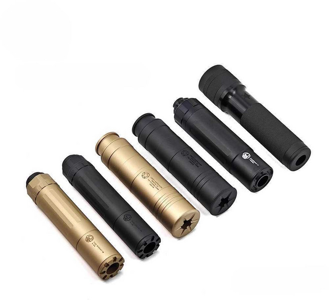 샌드맨 소음기 PBS Ghost LS 메탈 14mm역나사 소음기, 샌드맨 알루미늄 플래쉬머플러 세트 데저트, 1개