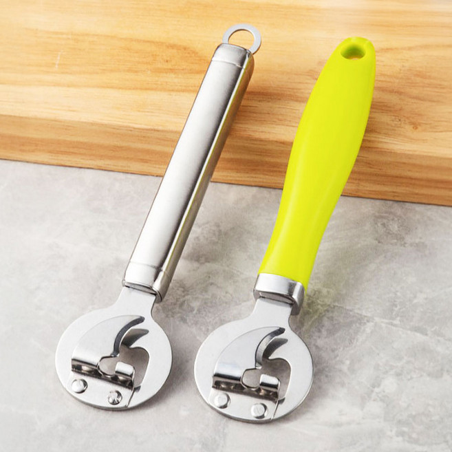 다용도 병따개 통조림 캔 오프너, 1개, 그린