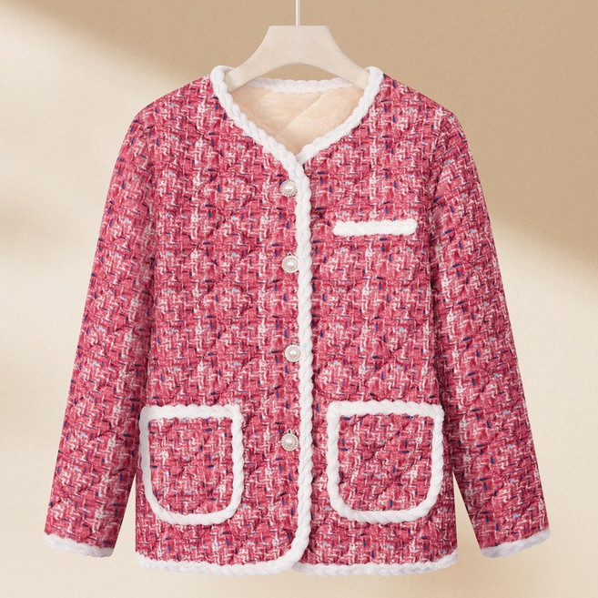 엄마 겨울옷 솜저고리 도톰 플라워 퀄팅 패딩 점퍼 SH1377