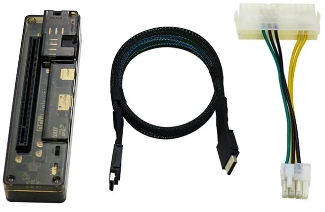 EXP GDC OCuLink GPU 도크 32Gbps PCIe 4.0 x4 M.2 키 - 미니 PC/노트북용 외장 그래픽 카드, 01 빠른  Mainland, 02 Without AdapterBoard