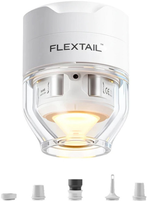 FLEXTAIL TINY PUMP 3X 打氣機 抽氣機 照明燈, 1個, 白色(帶燈), 白色(帶燈)