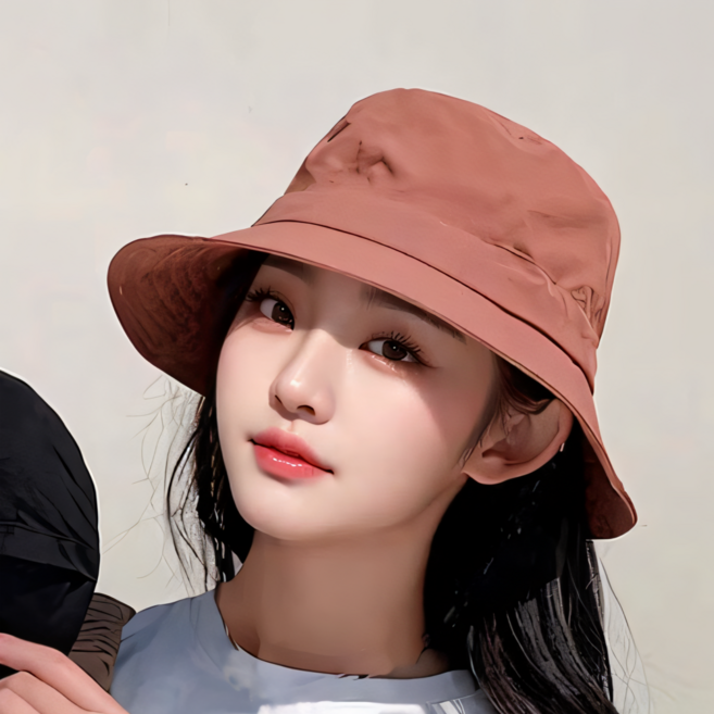 일상위주 여성용 등산 캠핑 벙거지 버킷햇 모자