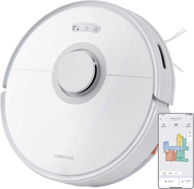 Q7 Max 4200Pa AI 로보록(Roborock) 화이트 로봇 청소기 물 닦아 대응 고정밀도