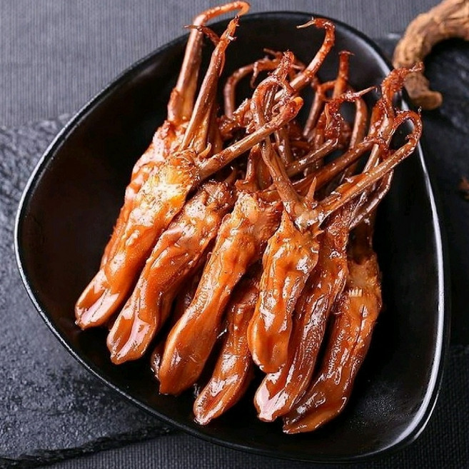 마라오리 오리혀 (10개) 마라술안주 매콤술안주 중국식품 중국마라음식 기타오리고기가공육, 매운맛