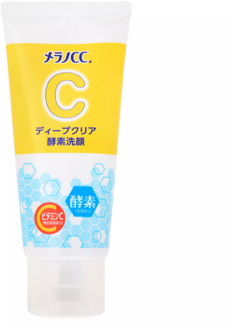 Melano CC 酵素潔面乳 酵素/礦物泥/維生素C 洗面乳 130g, 1個