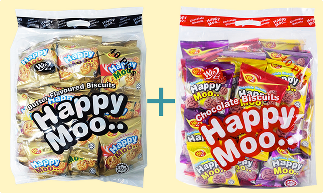 [머깨비 도매몰] 해피무 버터맛 + 해피무 초코맛, 2개, 480g