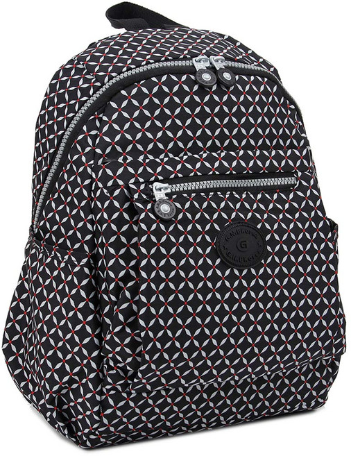 가벼운 발수 꽃 무늬 체크 패턴 여행 미니 백팩 가방