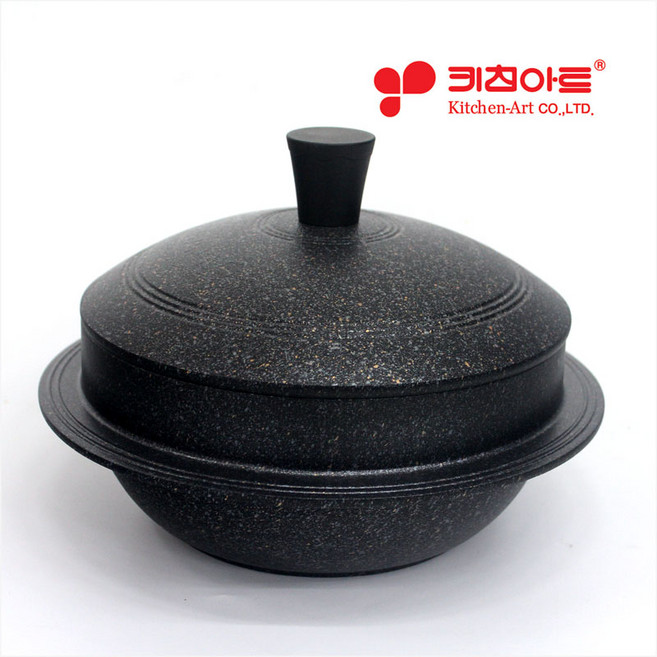 키친아트 IH인덕션 가마솥22cm/직화사용가능/누룽지/솥, 주물가마솥22cm, 1개