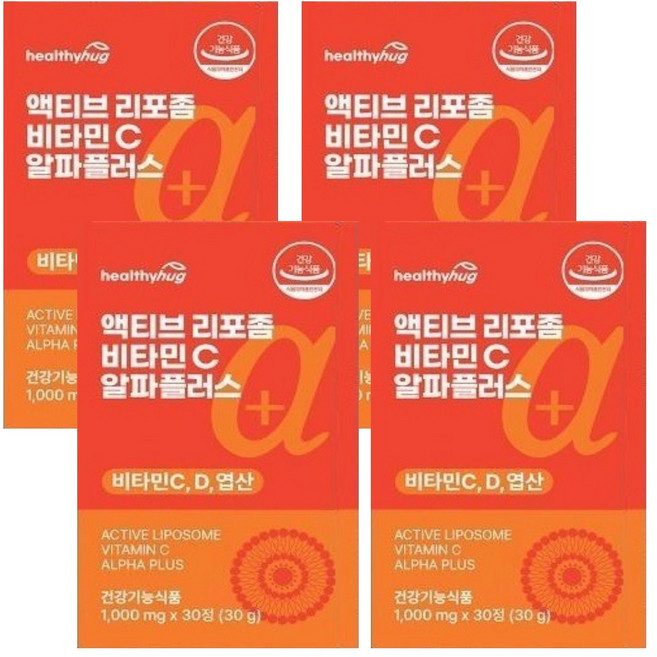 엑티브 리포좀 비타민C 알파플러스 옥수수전분 비타민D3 글리세린, 1개, 120정
