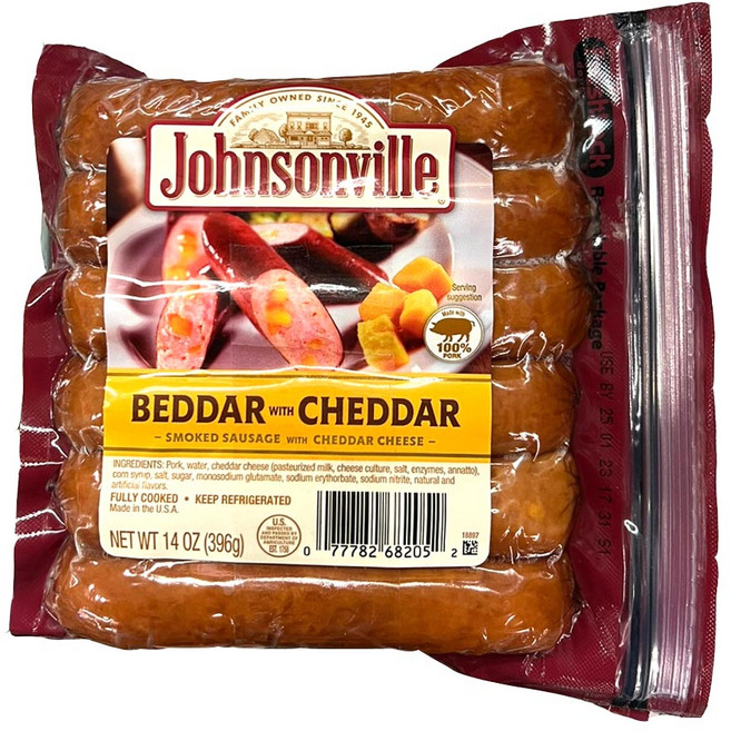 쟌슨빌 베다 위드 체다 소시지 396g 보냉배송 코스트코 존슨빌소시지, 2개