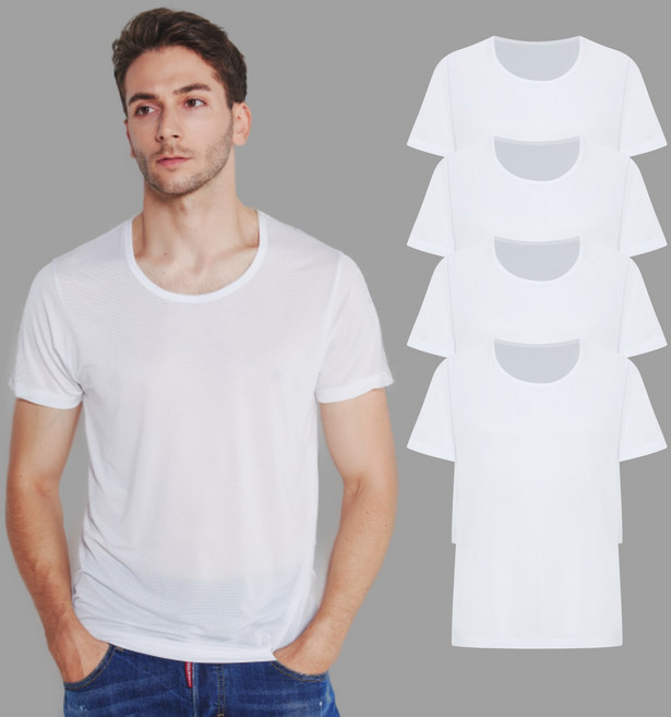 발렌티노크리스티 쿨냉감매쉬 기능성스판 반팔런닝 4종